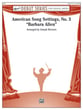 American Song Settings, No. 3 Concert Band sheet music cover